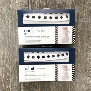 New Two Nanit Sleeping Bags Breathing Wear Size 12-24 months